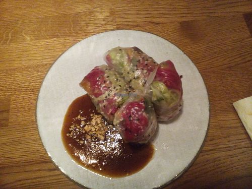 Pink Dragon Summer Rolls at Secret Garden in Berlin