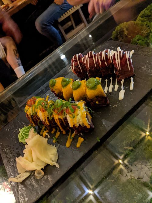 Sushi at Secret Garden in Berlin