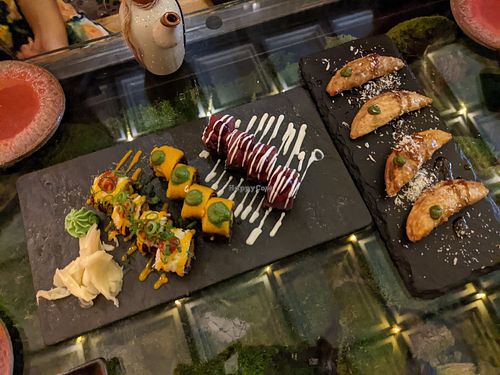 Sushi at Secret Garden in Berlin