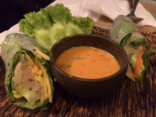 fresh Spring rolls at Chamkar - The Passage in Siem Reap
