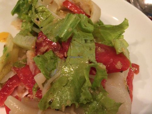 angel salad  at Chamkar - The Passage in Siem Reap