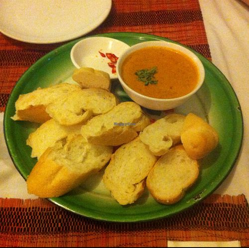 Wedding day dip ($3.50) at Chamkar - The Passage in Siem Reap