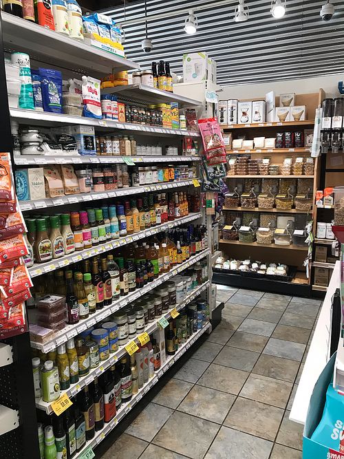 Lots of products at Lois' Natural Marketplace in Portland