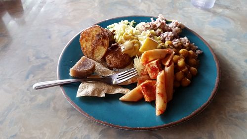 Govinda's Natural Foods Buffet
My first visit to this Vegetarian Restaurant was on Aug 19, 2017 and I will prob go back, the selection is not large, but the food is good. The place is interesting and authentic 
online it says "Buffet featuring Indian-inspired vegetarian food in mellow surroundings with a scenic courtyard." and I agree

http://whatdoyoueatthen.com/govindas-natural…buffet-tucson-az/ at Govinda's Natural Foods Buffet in Tucson