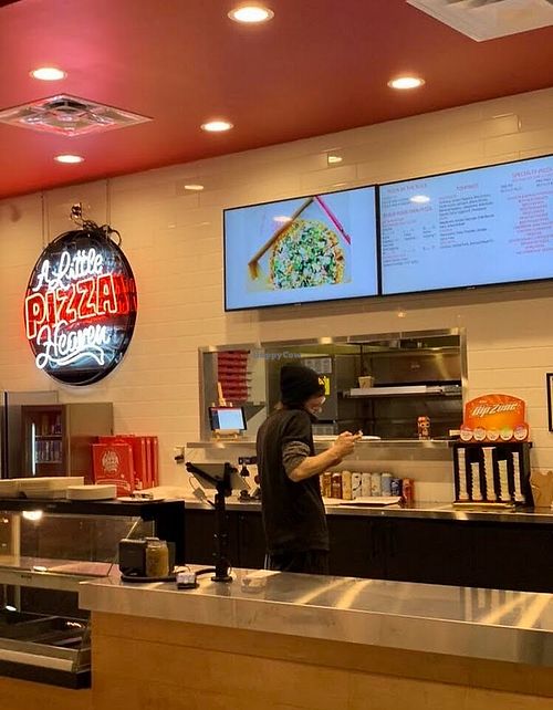 Order bar at A Little Pizza Heaven in Winnipeg