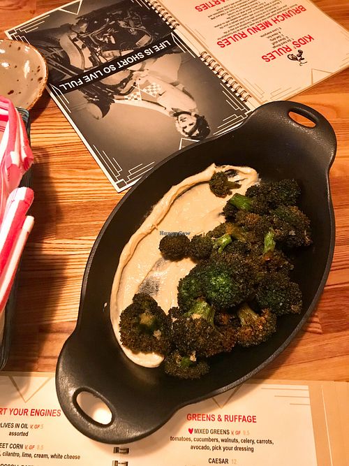 Broccoli Baffle at Cafe Rule in Hickory