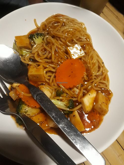 Spaghetti at Vegan Phangan in Koh Phangan