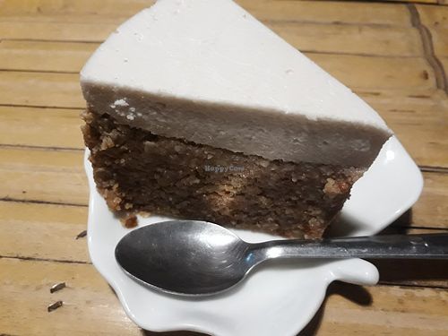 Coconut cake at Vegan Phangan in Koh Phangan