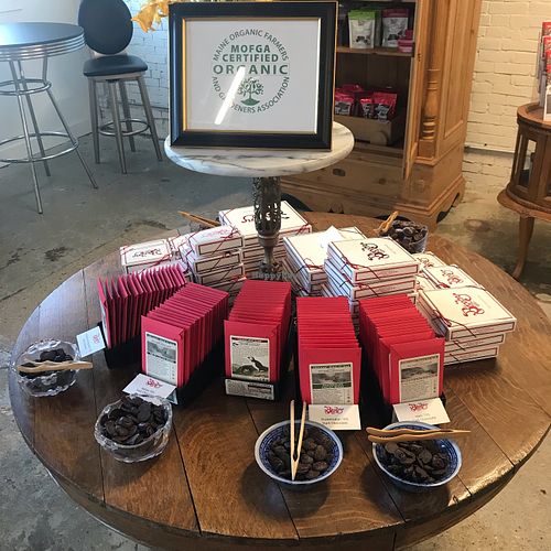 Vegan dark chocolate bars at Bixby & Co in Rockland
