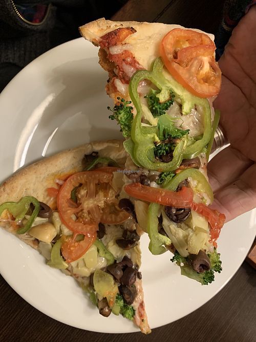 It was much tastier than it looks at Mooses Tooth in Anchorage