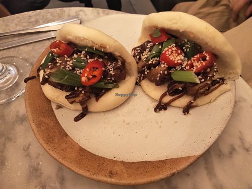 Hoi Sin Seitan Bao Buns at Vertigo - Cross St in Manchester