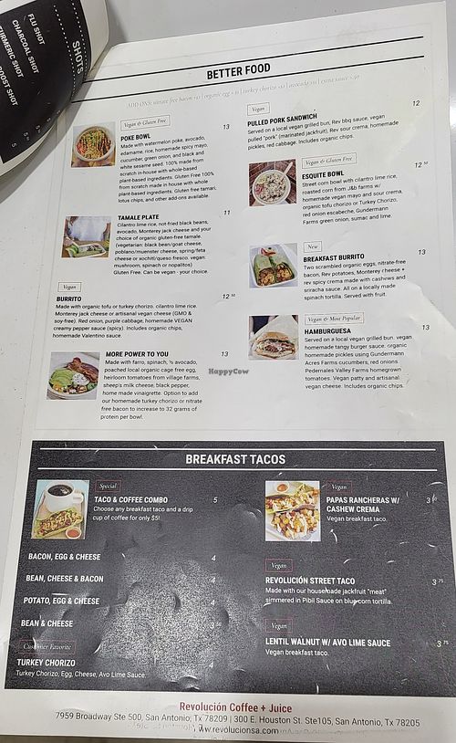  at Revolucion Coffee & Juice in San Antonio