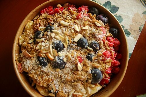 acai bowl at Anais Cafe in Manama