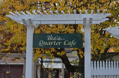 Storefront at Ike's Quarter Cafe in Nevada City