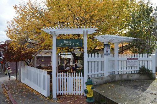 Storefront at Ike's Quarter Cafe in Nevada City