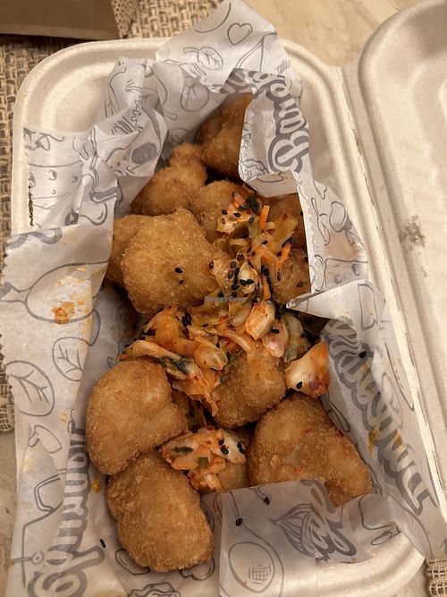 Cauliflower wings  at Bareburger in Plainview