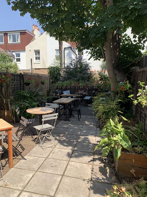 Lovely peaceful back garden  at Tealeaf in Hove