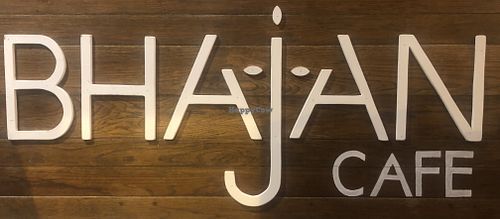 Nice logo  at Bhajan Cafe in Nice