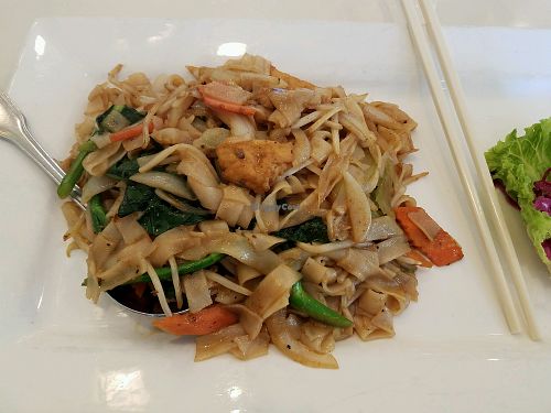 Chow fun (I almost always order this) at Loving Hut - Barber Lane - Maybe closed in Milpitas