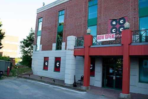 View from outside. at Queen City Cinema Club in Bangor