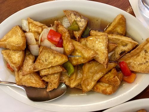 Sweet and Sour Tofu  at Ravioli Wang - Porta Camollia in Siena