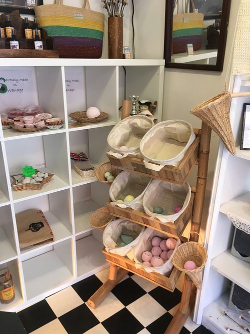 Bath bombs at Buffmonger Plus in Swanage