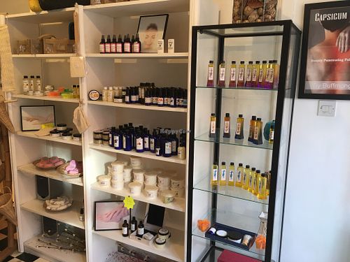 Lotions and potions at Buffmonger Plus in Swanage