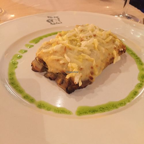 lasaña de setas at Madre Tierra in Toledo