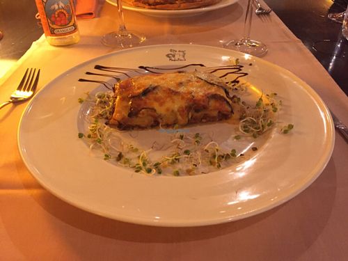 mussaka at Madre Tierra in Toledo