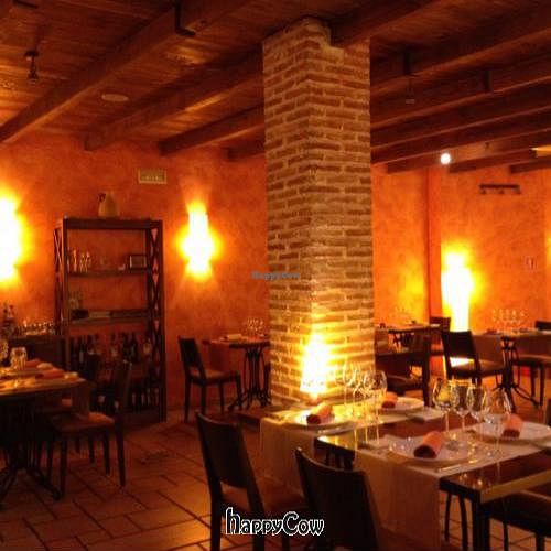 interior of the restaurant  at Madre Tierra in Toledo