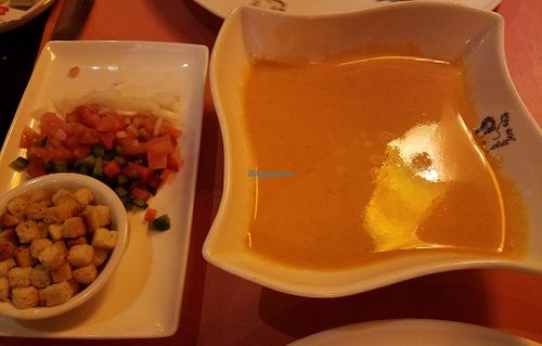 Gazpacho at Madre Tierra in Toledo