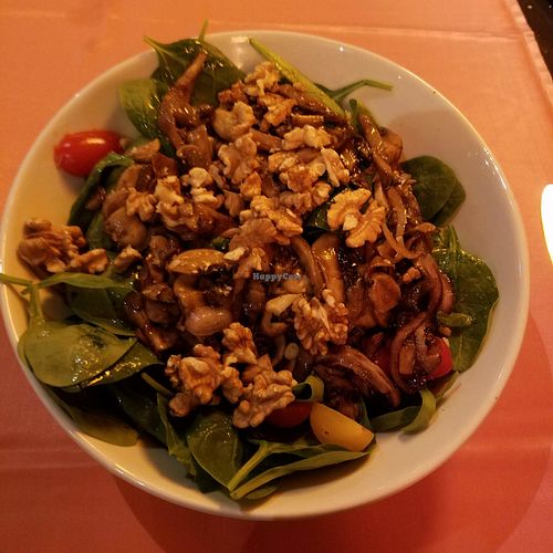 Spinach Salad at Madre Tierra in Toledo