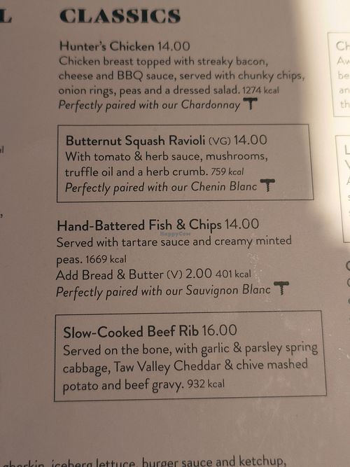 Sorry for the meat options at Pen & Wig in Cardiff