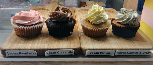 Vegan flavours  at Runaway Cupcakes in Cheltenham