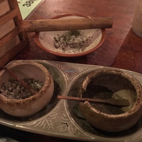pls crush your own salt n pepper  at Sawa in Osaka