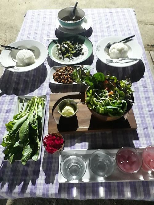 Dinner at Vegan Town in Lampang