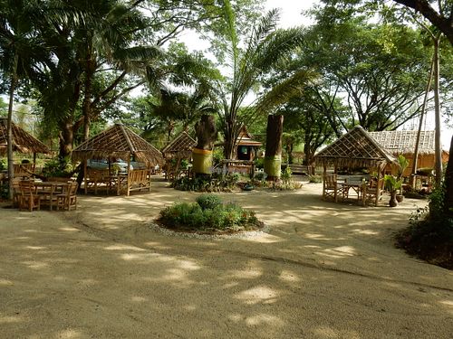 The grounds at Vegan Town in Lampang