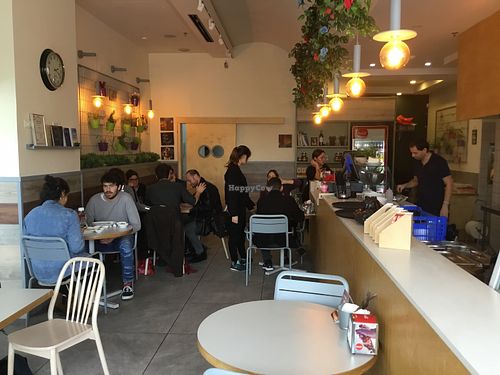 Interior at Hummus Bar in Haifa