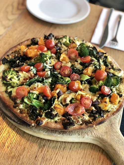 The vegan pizza at The Quay in Whangarei