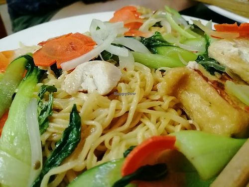 A piece of Chicken in my Tofu Stir Fry.  at lus in Hanoi