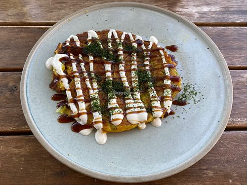 Okonamiyaki at Sister of Soul in Richmond