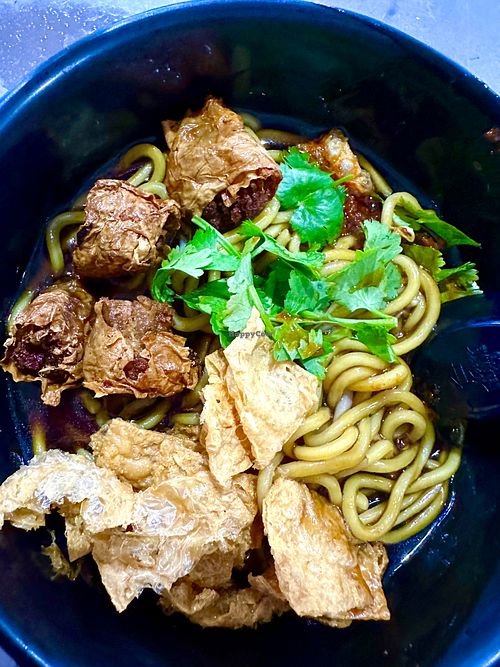 Lor Mee 👎🏼 overcooked noodles & too thick gravy    at V4Vegetarian 無極齋 in West Singapore