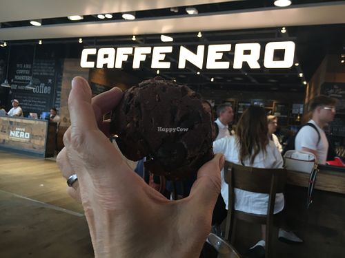 Vegan cookie at LHR - Caffe Nero - T3 in West London