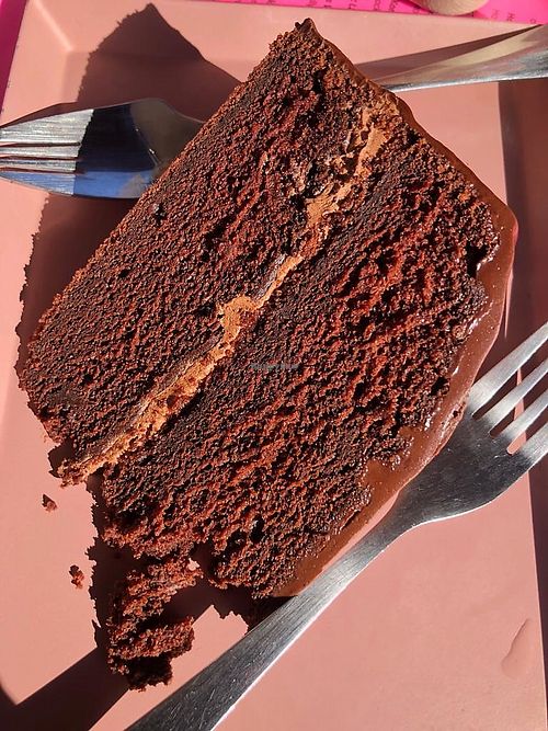 Choc cake at Little Niche Nosh in Leura