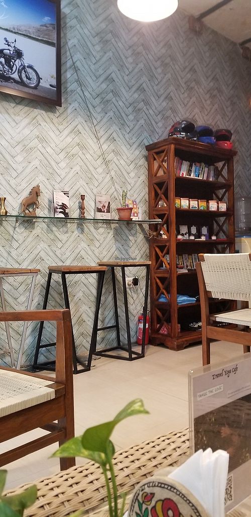 Inside at Travel Yoga Cafe in New Delhi