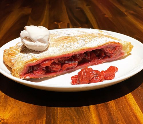 Cherry strudel at Hinterhof in Los Angeles