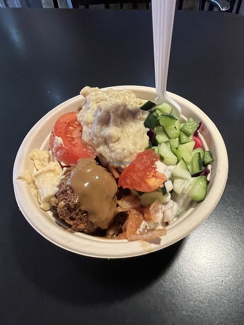 My large falafel bowl  at Amsterdam Falafelshop in Miami