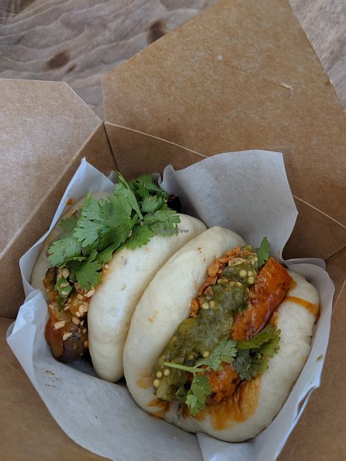 Eggplant and tofu Bao at Gongfu Bao in Ottawa