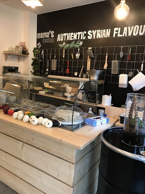 Deli counter at Mama's Keuken in Amsterdam