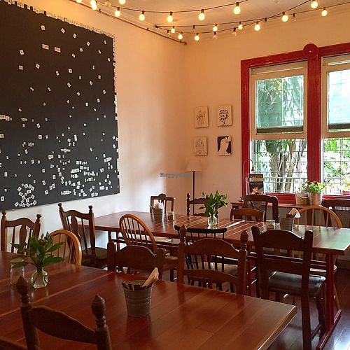 Inside at Café Rojo  in San Jose